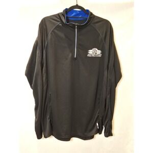 Dixie‎ Chopper Mens XL Black Pullover 1/4 Zip North End Polyester